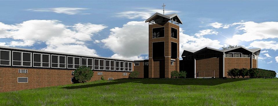 0705 Catholic Diocese of Arlington-San Damiano Life Center Exterior Rendering