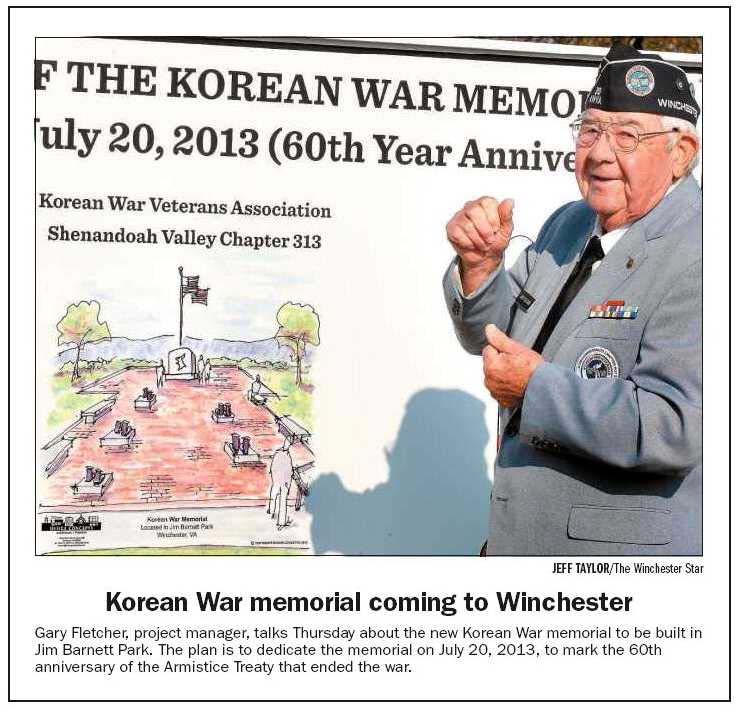 1029 Korean War Memorial Newspaper Article