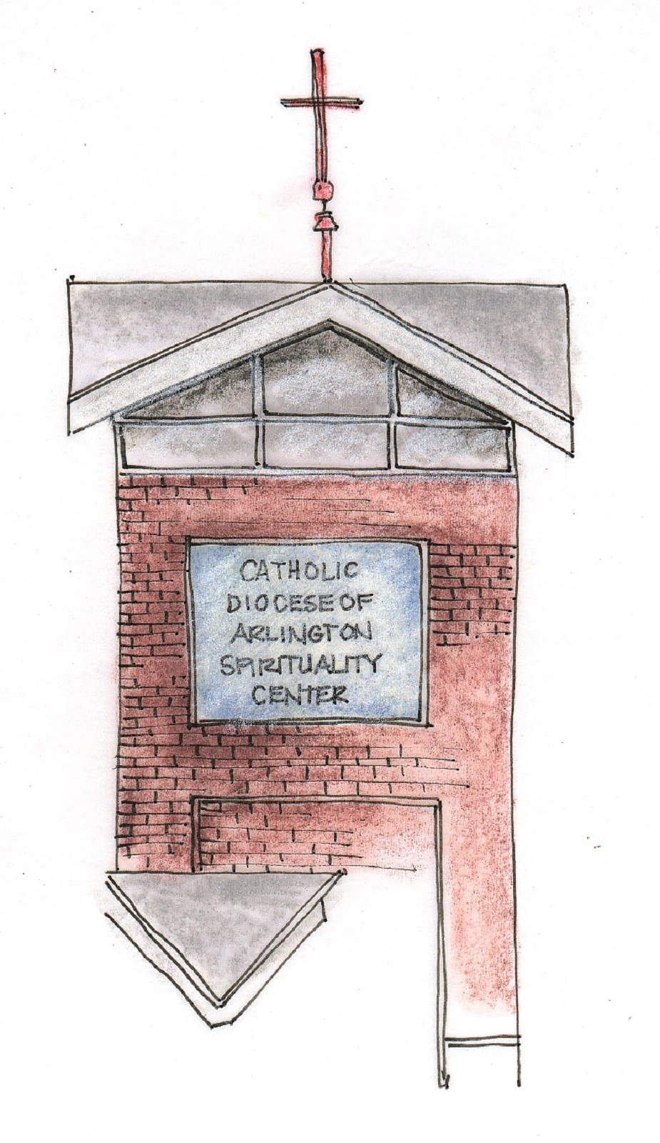 0705 Catholic Diocese of Arlington-San Damiano Life Center Steeple Sketch