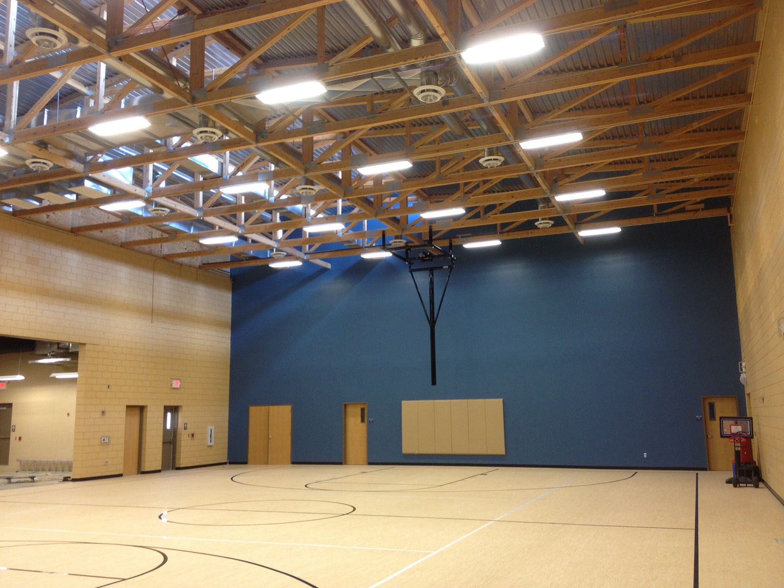 0802 Abundant Life Church Activities Building Gym Interior